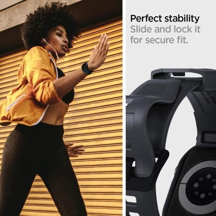 

(Expert) Case Strap for Apple Watch 7/6/SE 45/44/41/40mm Spigen Rugged Armor Pro