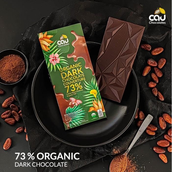 

(Expert) CAU - Organic Dark Chocolate Couverture 70g ( Cokelat Coklat Keto )