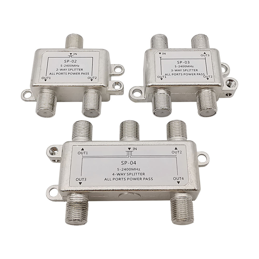 2/3/4 Way TV Antenna Satellite Splitter TV Splitter Distributor Coaxial Cable Antenna Cable TV