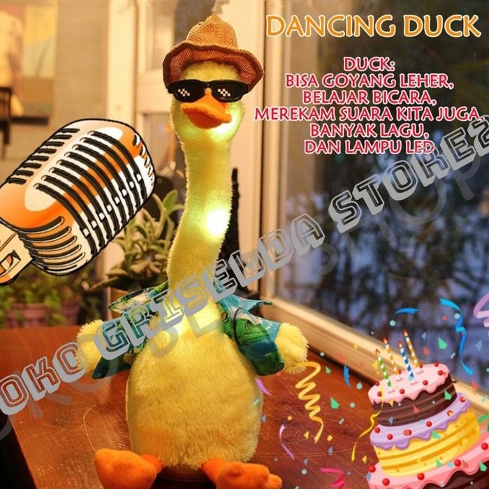 Terlaris- Bebek Tiru Suara Dancing Kaktus Tiktok Viral Bebek Goyang Duck Rekam