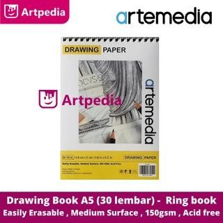 

ARTEMEDIA DRAWING BOOK A3 - A4 - A5 - BUKU SKETSA - WIRE BOUND SKETCHBOOK - DRAWING PAPER ARTEMEDIA