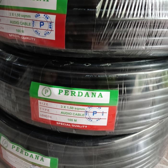 Kabel Nyyhy 3X1.5 100Mtr Serabutkabel Audio 3X1.5Mm 100M Perdana