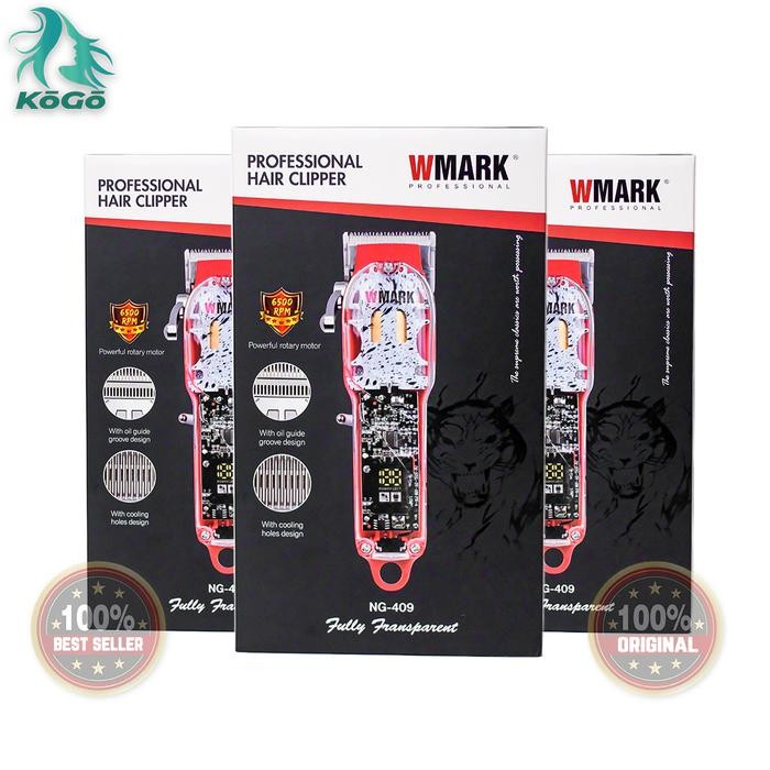 WMARK NG 409 ORI CLIPPER / MESIN ALAT CUKUR BARBER PANGKAS SALON