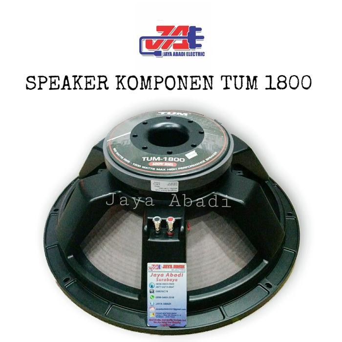 Speaker Komponen Tum 1800 Speaker Tum 1800