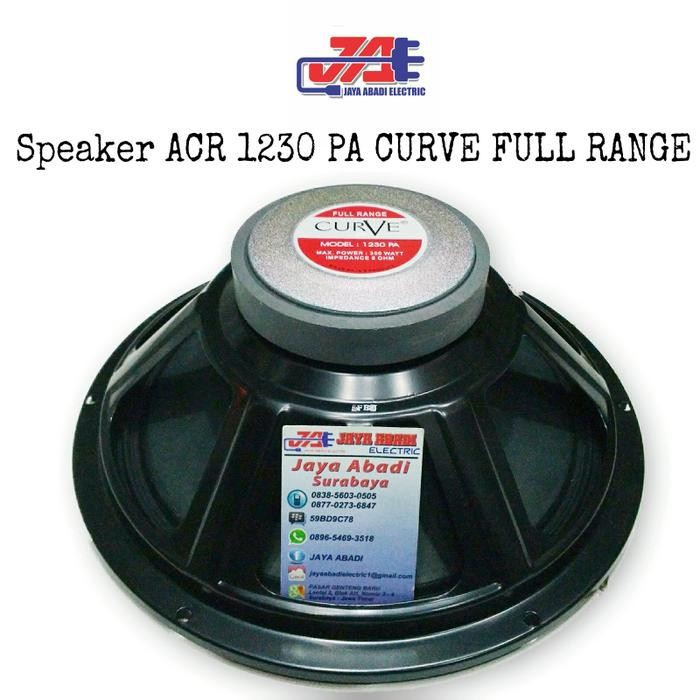 Speaker Acr 1230 Pa Curve 12 Inch Full Range