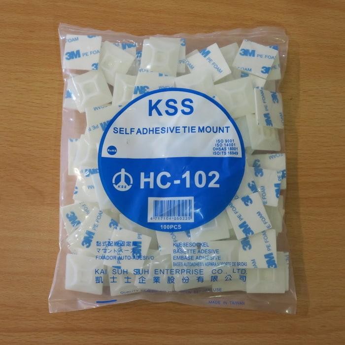 

Kabel Tie Mount Hc-102 Kss / Pengikat Kabel Hc102/Pengait Kabel Hc 102