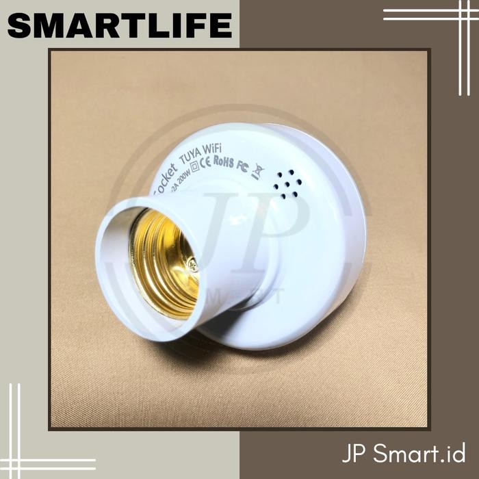 Smartlife Fitting Lampu Otomatis 200Watt Maximal Model Timer On Off Request Setting By Wifi Aplikasi