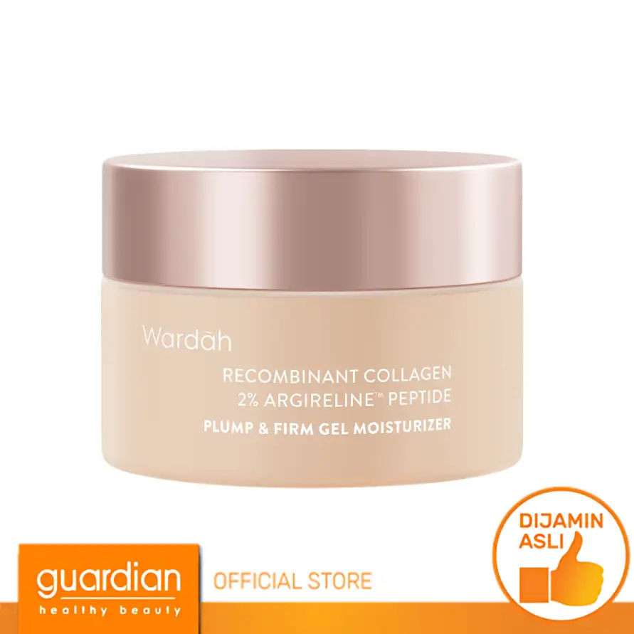 Wardah Plump & Firm Recombinant Collagen + 2% Argireline Peptide Gel Moisturizer - Pelembab Skin Car