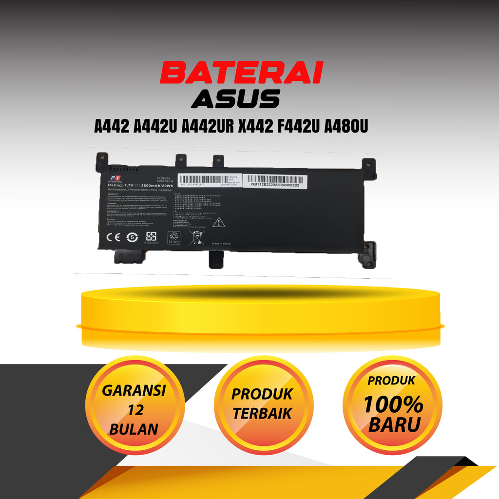 Baterai Asus A442 A442U A442UR X442 F442U A480U