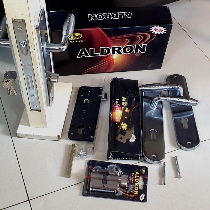 Sale Kunci Pintu Besar Set Komplit Aldron Silinder Knob 4 Keys