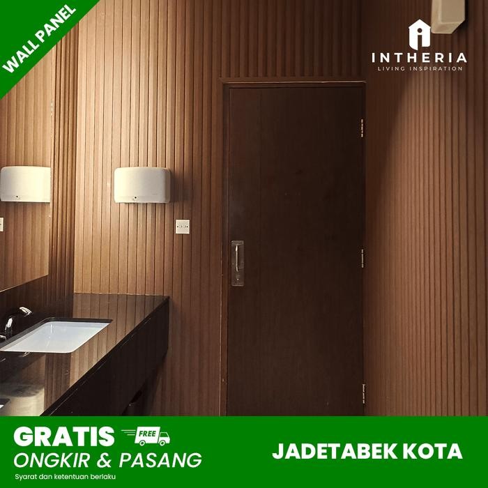 Wall Panel BALIAN - D10 STURDY BROWN Triangle / Panel Dinding