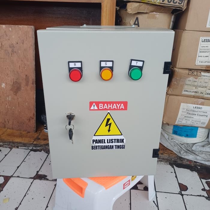Panel Listrik 3phass 60A Box 30x40 indoor