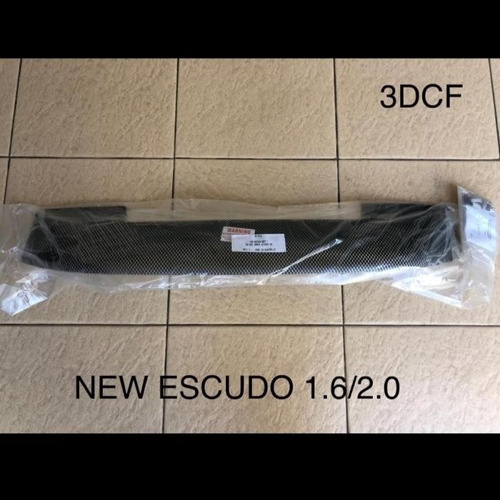 PREMIUM Back visor spoiler kaca belakang Suzuki Escudo 1.6/2.0 Carbon 3DCF