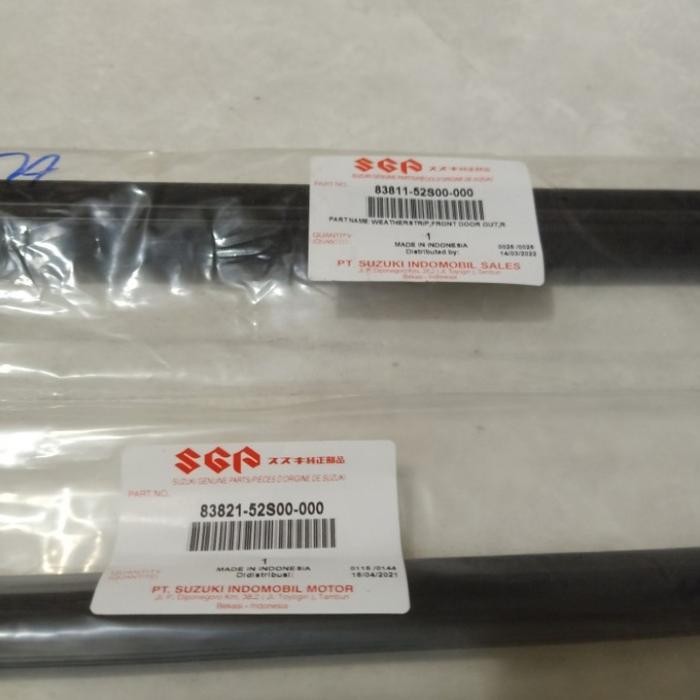 PREMIUM KARET PELIPIT KACA PINTU LUAR WEATHER STRIP NEW CARRY 2019 ORI