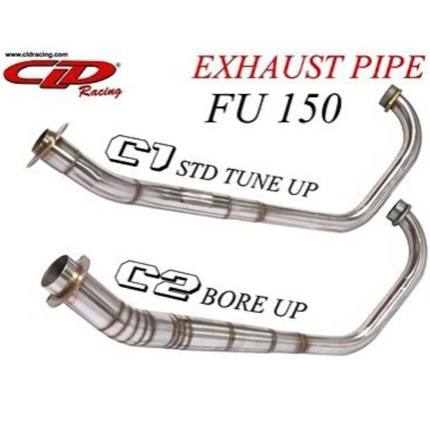 PREMIUM Leher knalpot satria fu 150 Karbu C1 & C2 Cld Racing