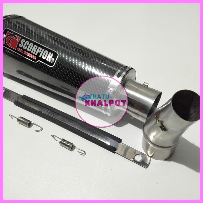 PREMIUM knalpot racing ninja 250 fi/karbu slip on scorpion