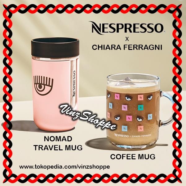Nespresso x Chiara Ferragni Coffee Mug & Nomad Travel Mug