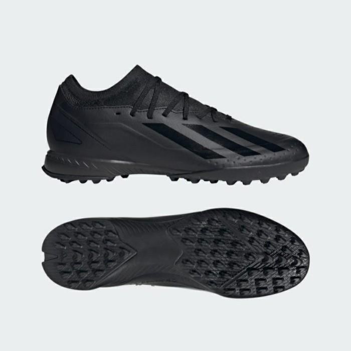 sepatu futsal turf anak adidas x crazyfast 3 turf black IE1570