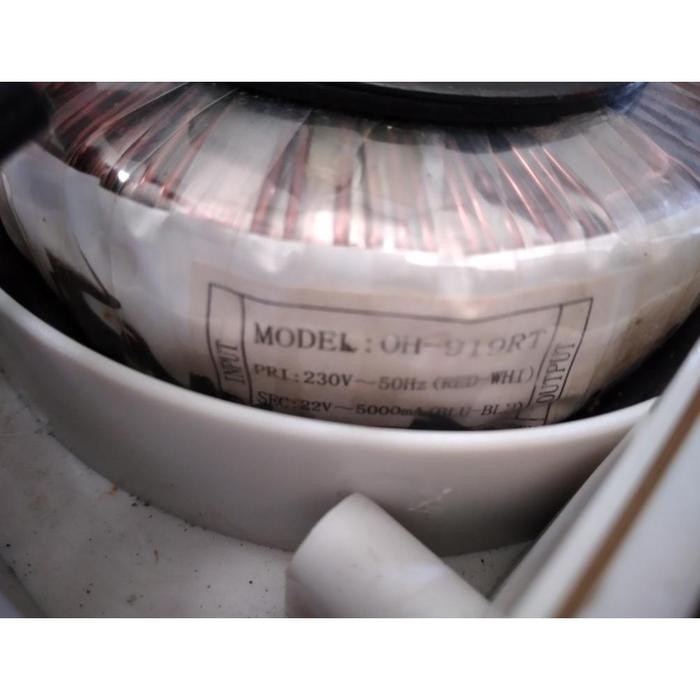 Trafo Toroid-Trafo donat 22V 5 Ampere Bonus Modul
