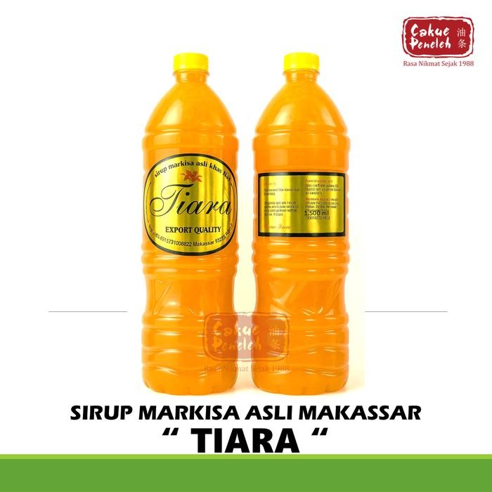 

SIRUP MARKISA TIARA 1500 ml - Minuman Sari Buah Markisa Asli Makassar
