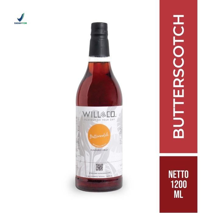 

Sirup Butterscotch Willnco 1,2lt - Cita Rasa Identik