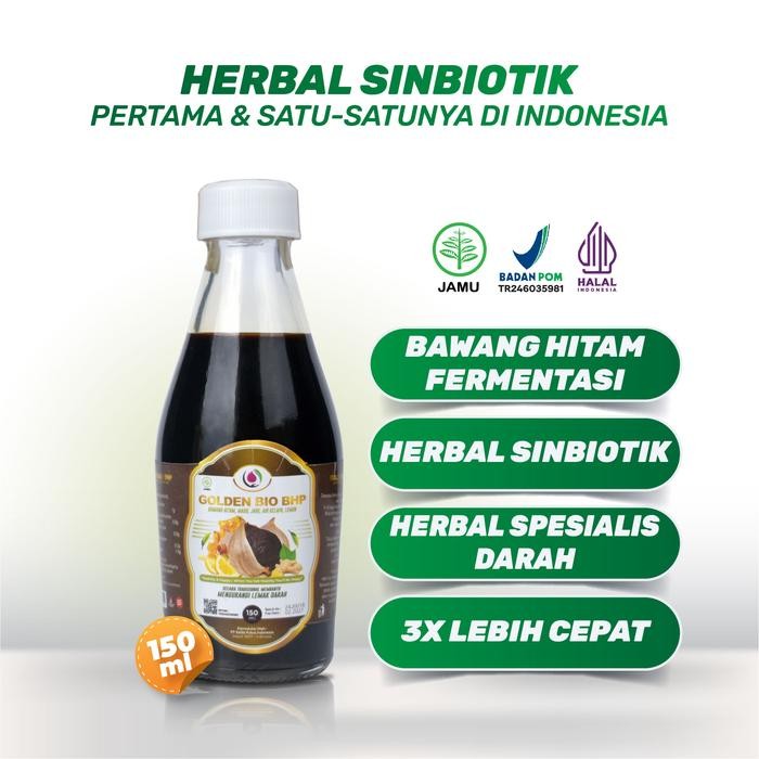 

Golden Bio BHP Herbal Tekhnologi Sinbiotik Bawang Hitam Fermentasi 150 ML