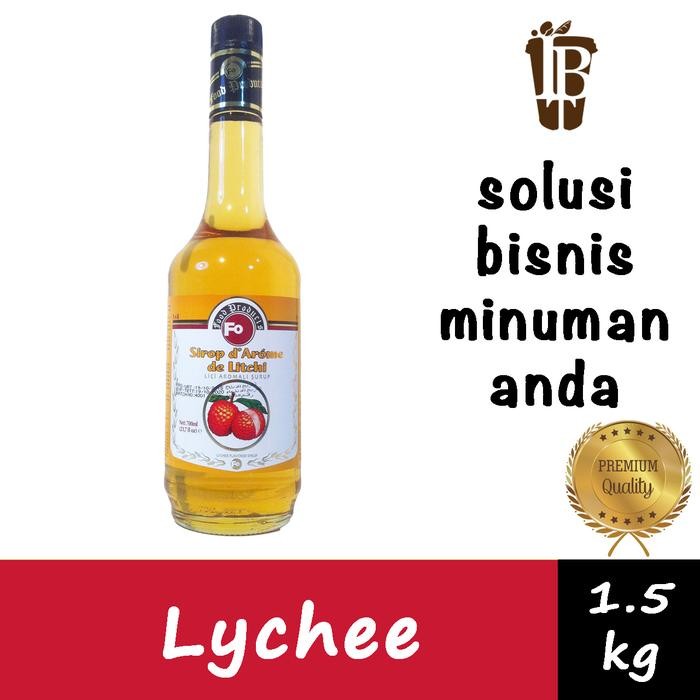 

Gourmet Syrup FO Lychee Sirup Leci Impor Premium Grade