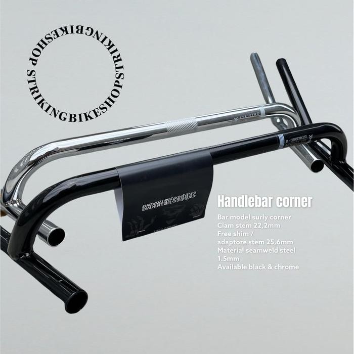 Termurah HANDLEBAR BAR STANG COMMUTER BIKE FEDERAL MTB FIXIE MODEL SURLY CORNER