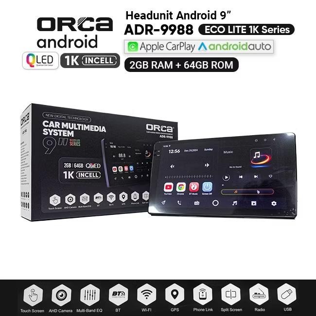 Head unit android 10 inch ORCA Eco lite ADR-9988 ram 2/32GB