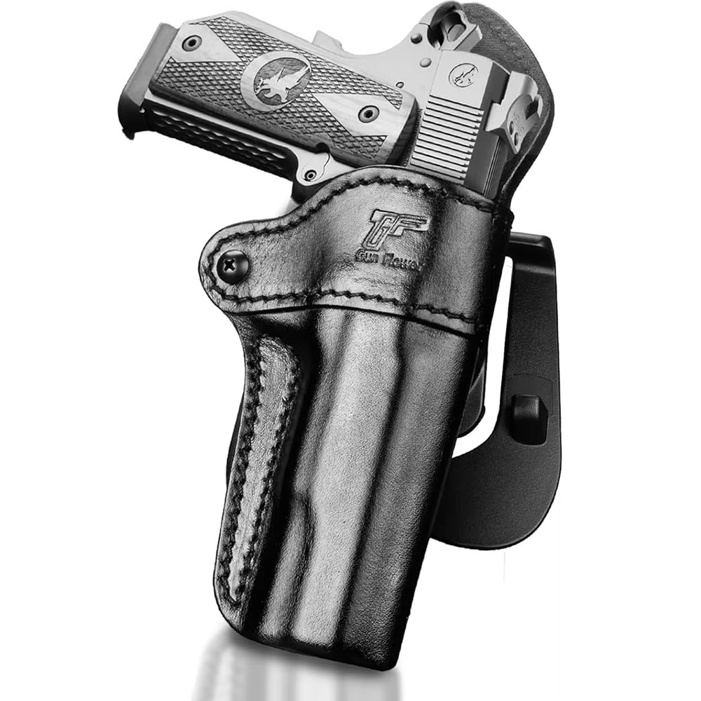 Leather Holster for Colt 1911/Kimber 1911/Springfield 1911/S&W 1911 and Most 1911 5'' No Rail Pistol