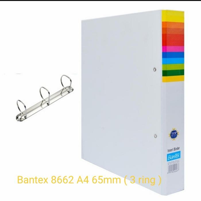 

TERBARU! bantex insert binder 8662 A4 ( 65 mm / 3D )