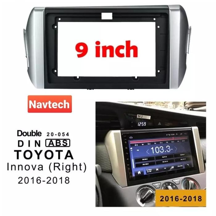 Frame Head unit toyota innova reborn 9 inch/ frame double din innova