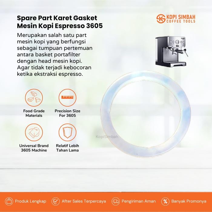 SPARE PART KARET GASKET GROUP HEAD MESIN KOPI ESPRESSO FCM 3605 FCM 3601 FCM 3200 ORIGINAL SPAREPART