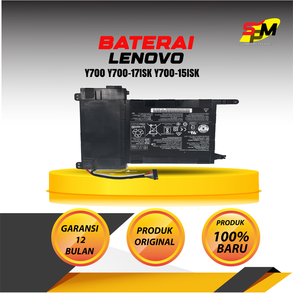 Baterai Lenovo Y700 Y700-17ISK Y700-15ISK