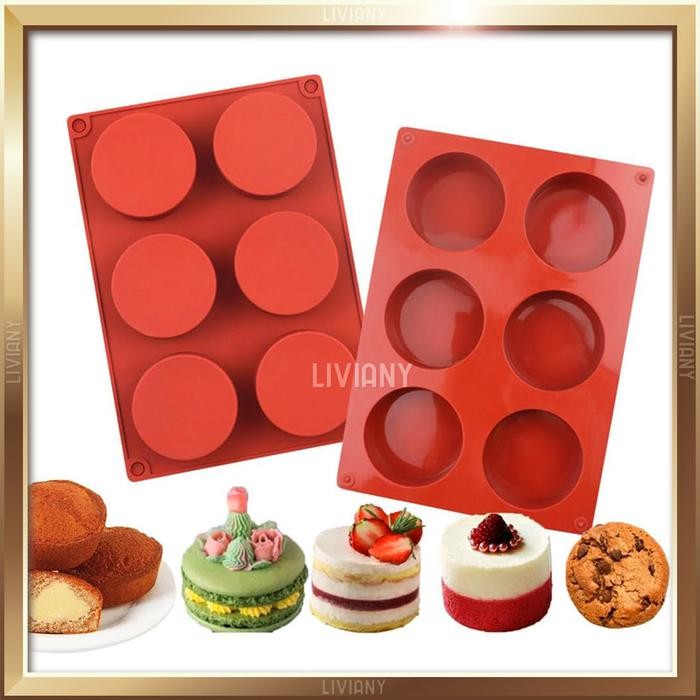 

Promo Cetakan Es, Puding, Coklat, Cupcake 8 Cav Silikon/ Silicone Cake Mold Terlaris