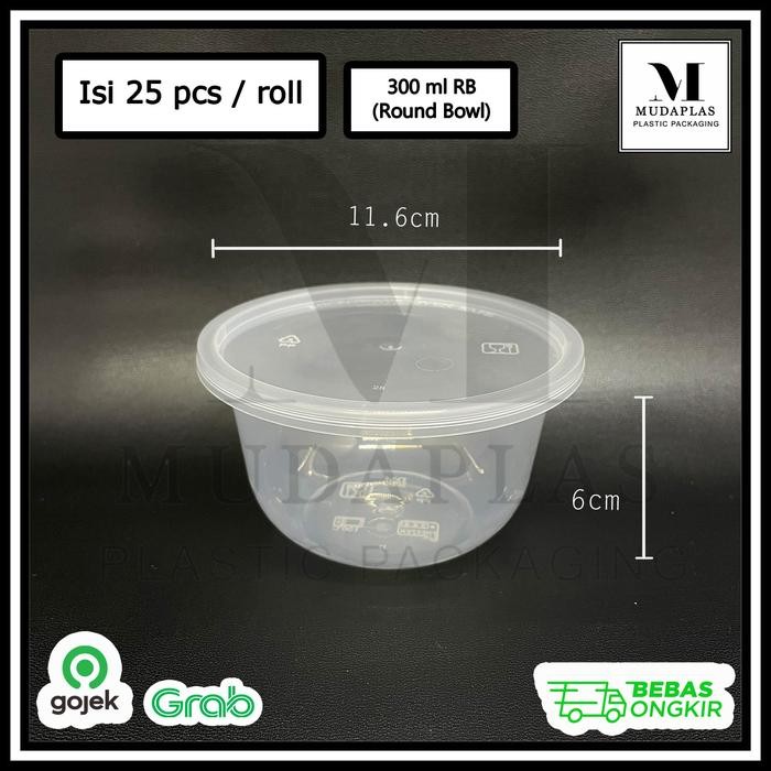 

Promo Thinwall 300 Ml Dm Cup Puding Mangkok Bulat Round Bowl - Isi 500 Pcs Terlaris