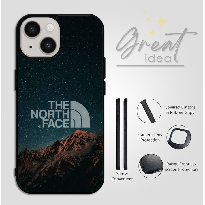 Hybrid Case Casing iPhone 16 15 14 13 12 11 Pro Max Plus Mini X Xs XR North Face BJ197