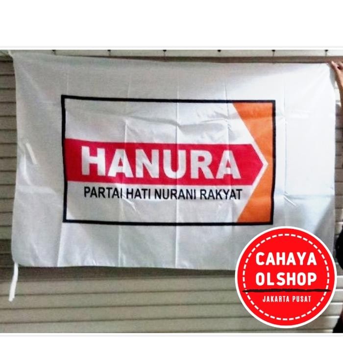 

Terlaris bendera partai hanura 100 cm x 150 cm SALE