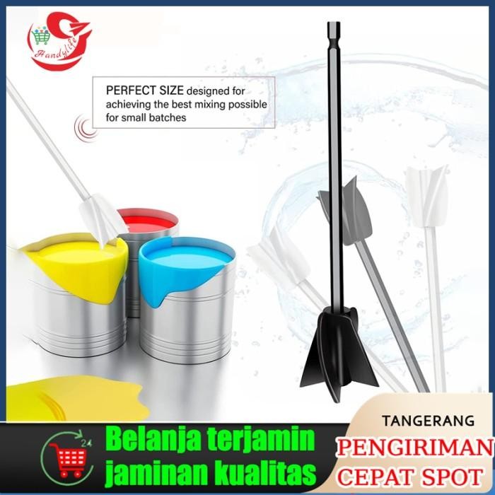 Promo Dayung Mixer Epoxy Resin Mata Bor Cat Epoxy Mixer Taha Lama Part Cairan Dayung Kepala Resin