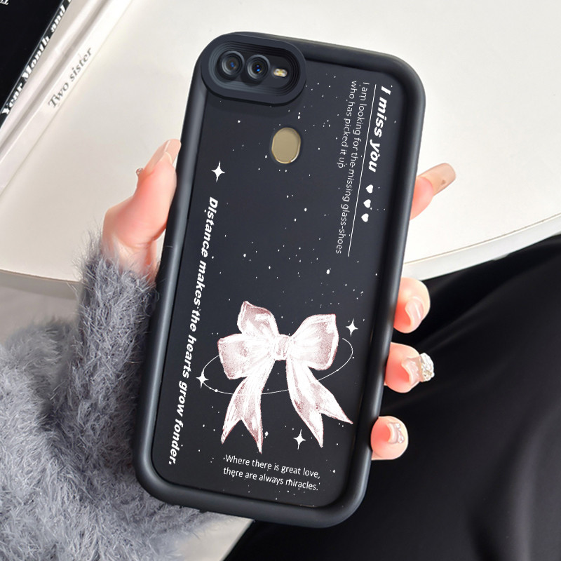 Casing Hp OPPO A7 OPPO A5s OPPO A12 OPPO A12S A11k Case Casing Kupu-kupu Inggris HP Anime Softcase S