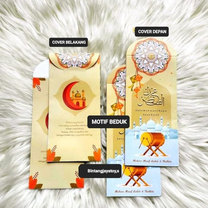 

AMPLOP LEBARAN PANJANG KARAKTER MUSLIM EMBOS 1 PAK ISI 25 LEMBAR KODE 327