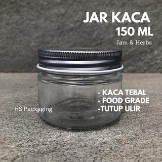 Promo Tutup Stainless 150 Ml Jar Kaca / Glass Jar 150Ml Dsk469