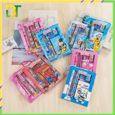 

READY LBT Alat Tulis Set 6IN1 Stationery Set Lucu Karakter Set Anak Sekolah