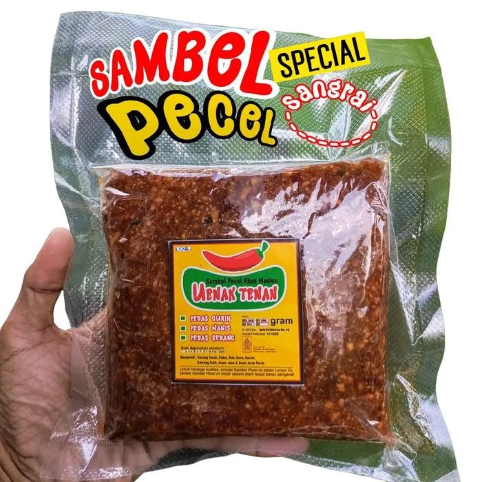 

SIAPKIRIM Sambal Pecel Madiun 500 gram - Bumbu Kacang Khas Madiun, Kacang Tanah Sangrai Asli, Sauce