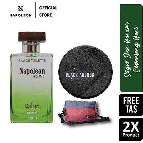 JUAL RUGI Pomade Clay 100 gr + EDT Blanc Napoleon - Free Tas (by Napoleon)