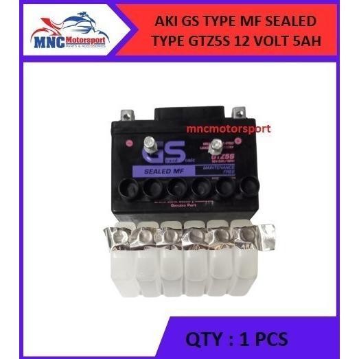 AKI BATTERY KERING MF GS KODE 5S XEON BYSON VIXION