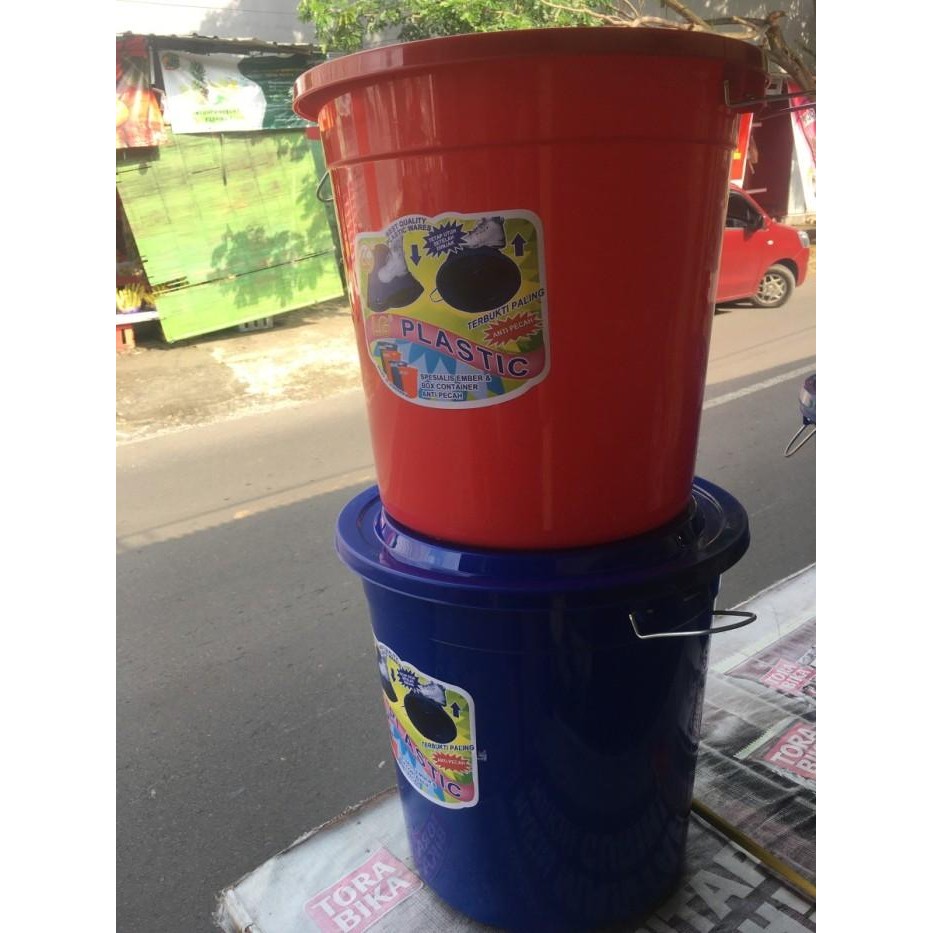 Ember Tutup 30 Liter Tebal - Ember Tutup 30 Liter Lg - & -Gratisongkir