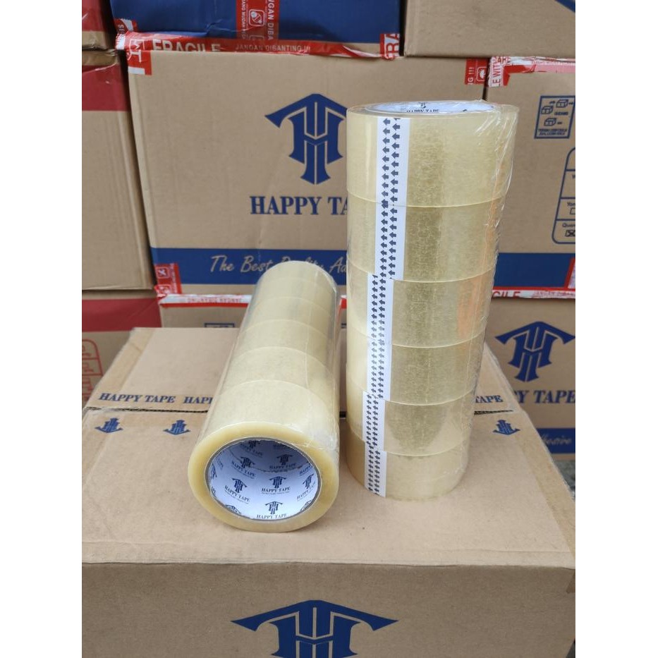 

lakban bening/coklat 45mm 100 yard setara daimaru