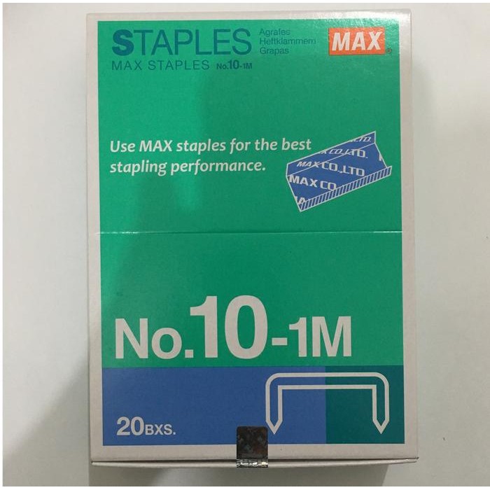 

Isi Staples MAX No. 10 - 1 M