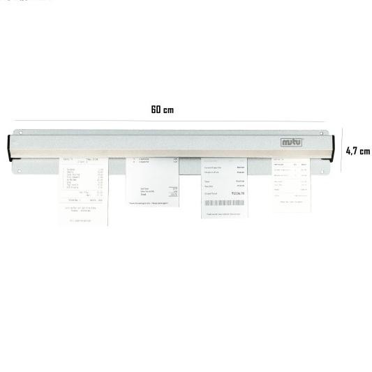

penjepit kertas menu / bill holder / penjepit nota 60 cm PBH-600AW